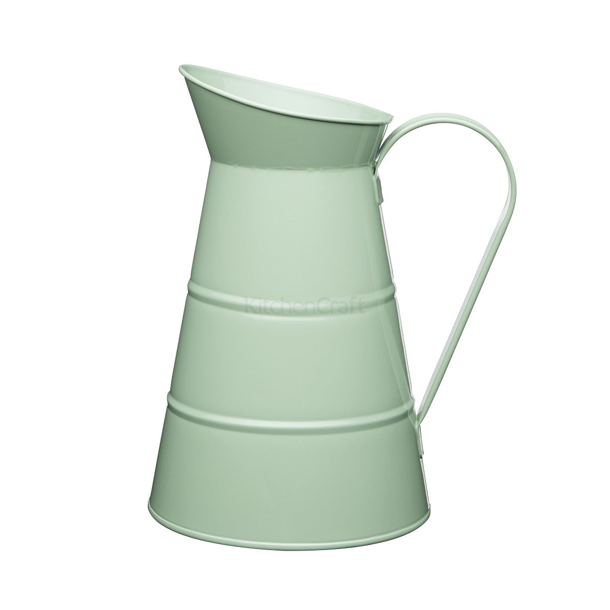 Living Nostalgia by KitchenCraft English Sage Green Large Metal Jug
