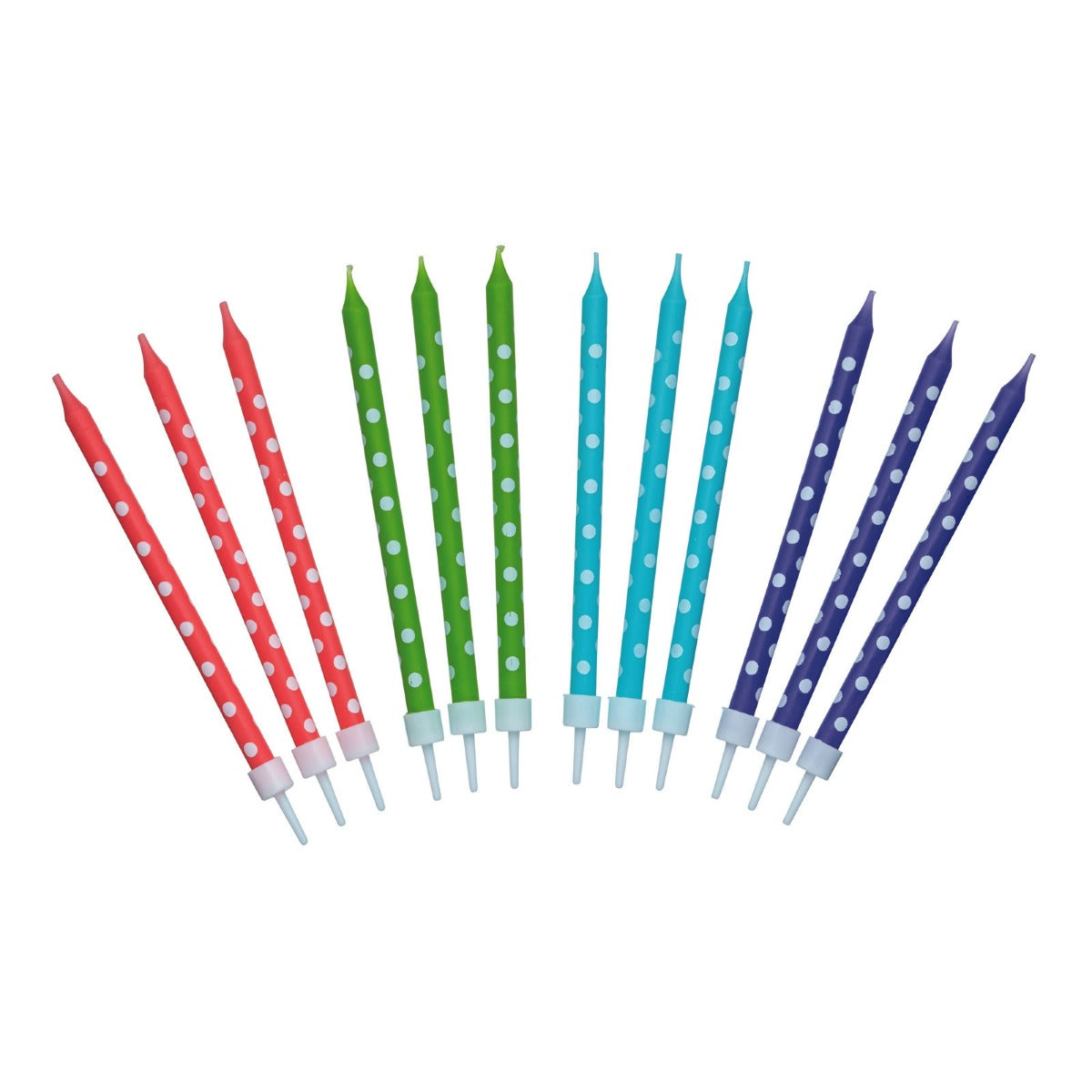 Sweetly Does It Spotted Celebration Candles x24