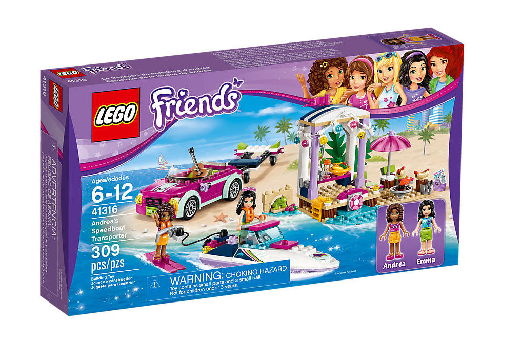 Lego Friends Andrea's Speedboat Transporter 41316
