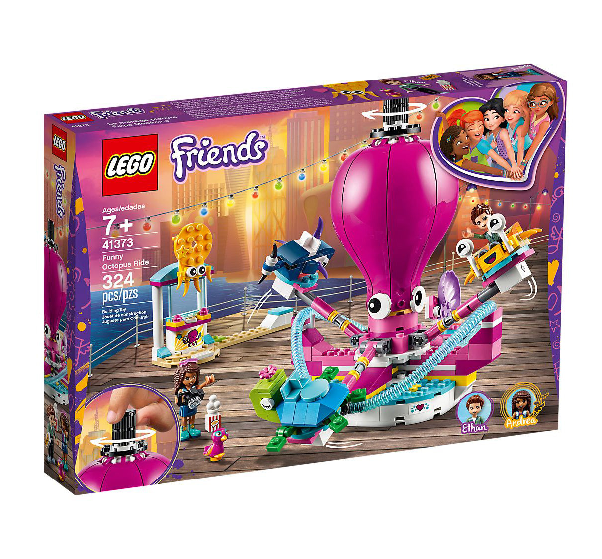 Lego Friends Funny Octopus Ride 41373