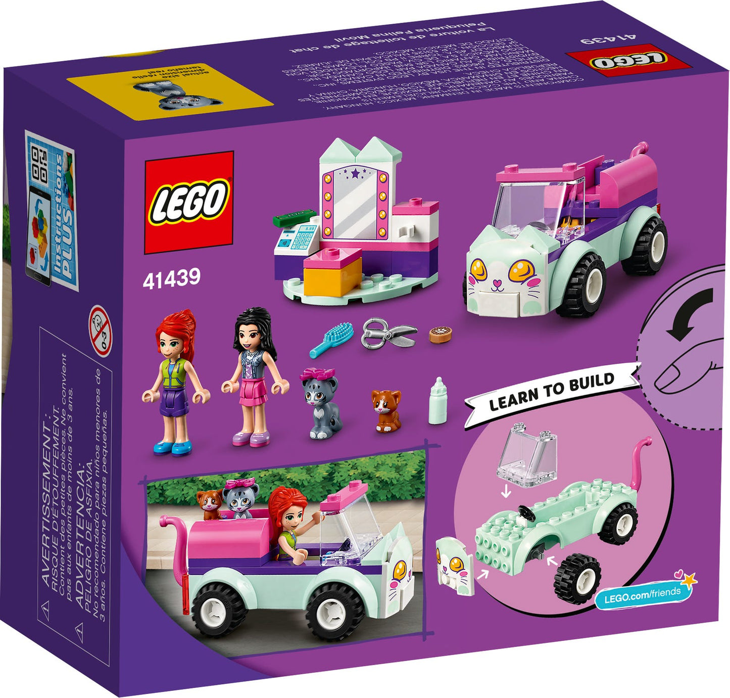 LEGO Friends Cat Grooming Car 41439