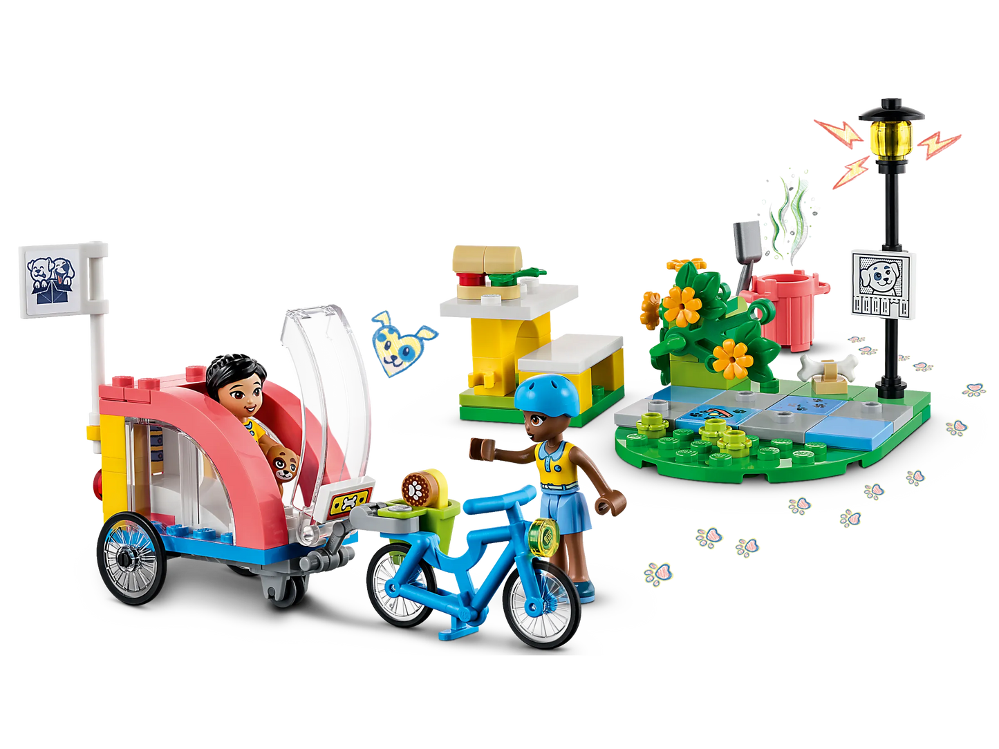 Lego Friends Dog Rescue Bike 41738