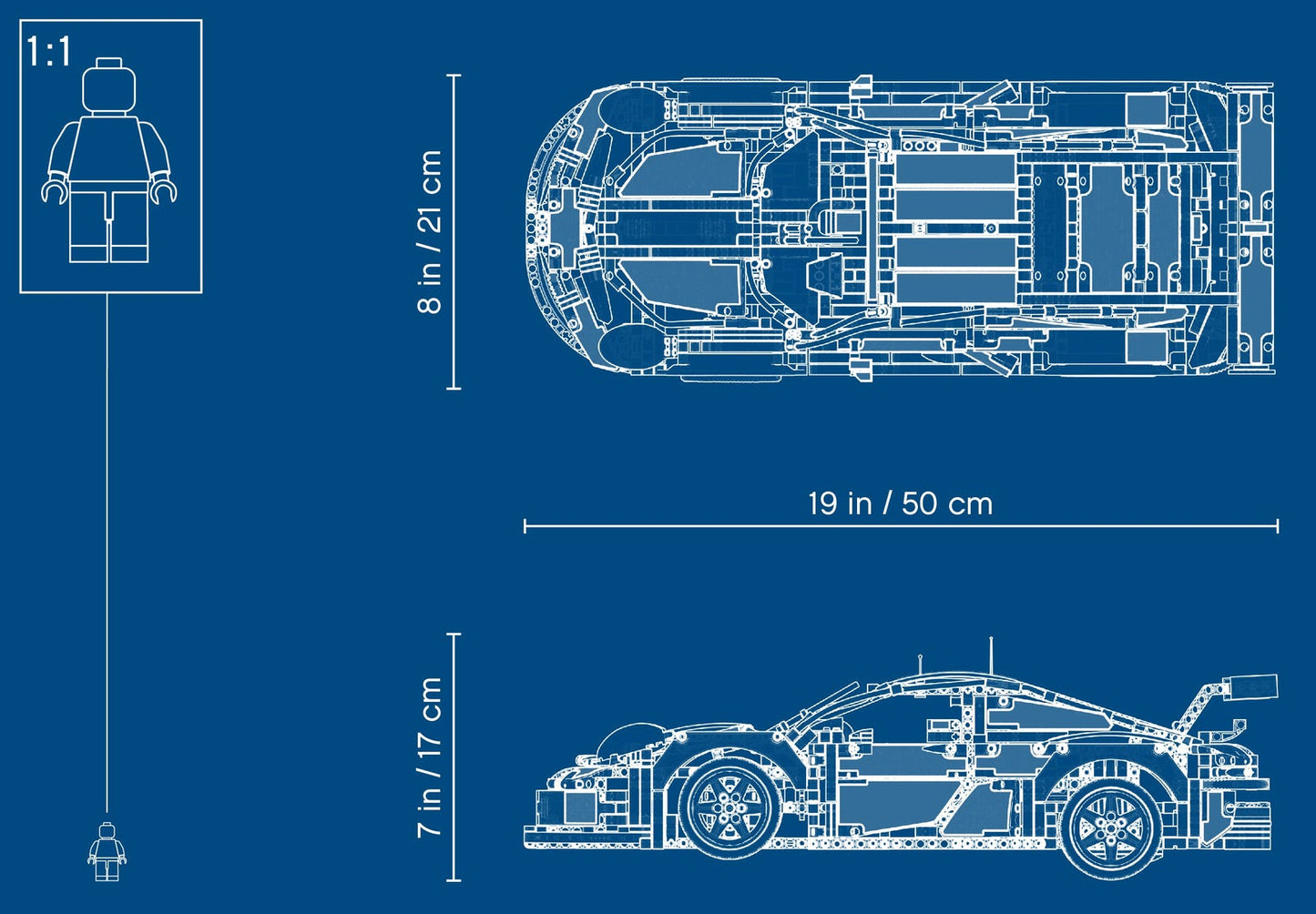 Lego Technic Porsche 911 RSR 42096