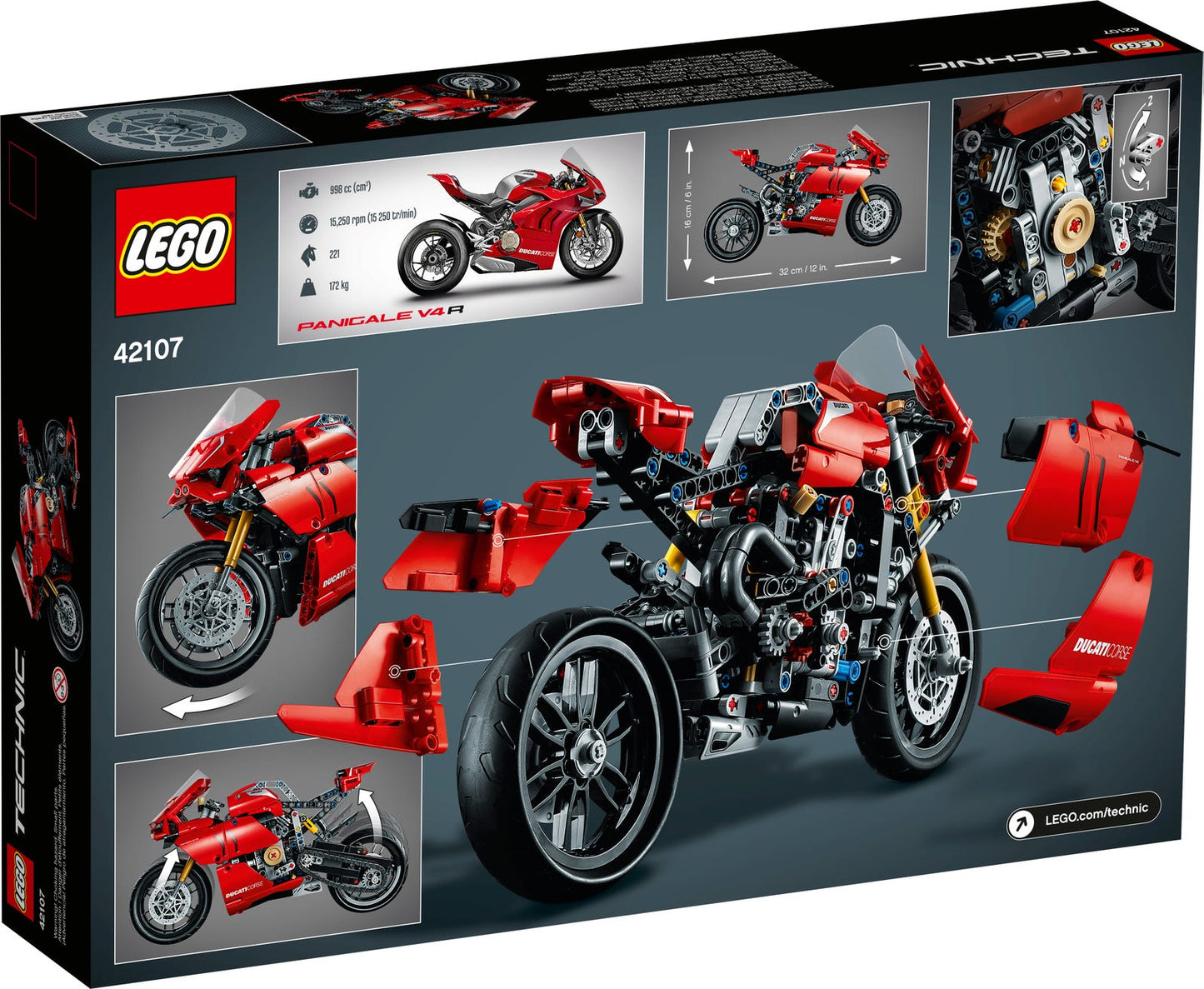 Lego Technic Ducati Panigale V4 R Technic 42107