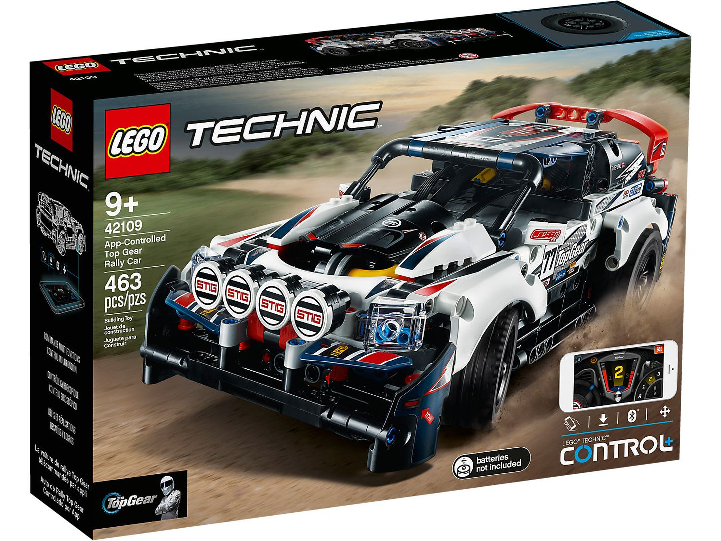 LEGO Technic App-Controlled Top Gear Rally Car 42109