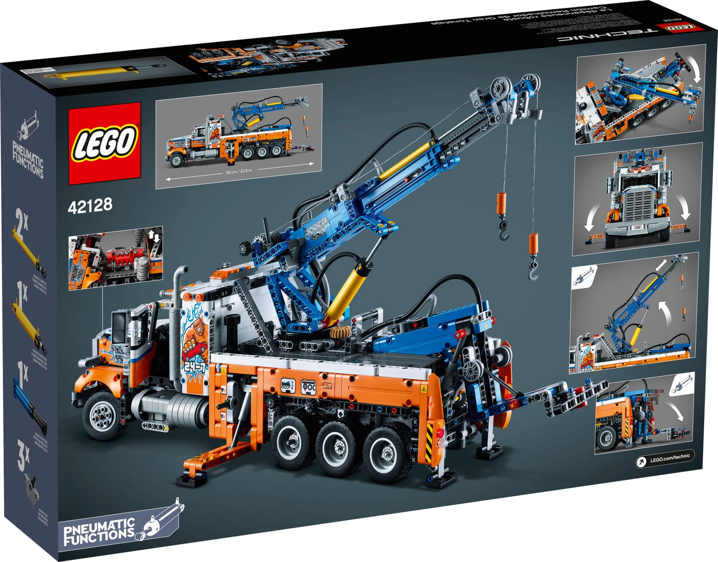 Lego Technic Heavy-Duty Tow Truck 42128