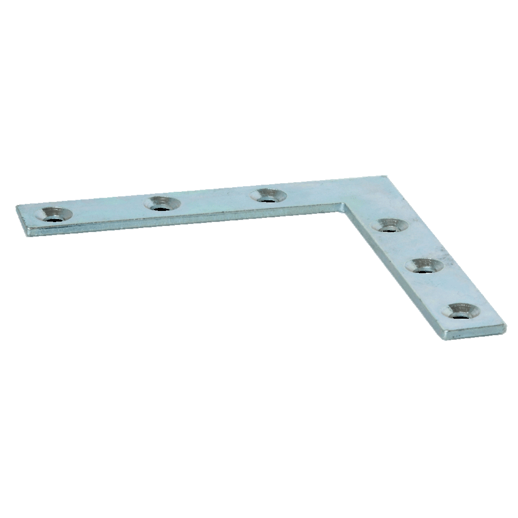 L Corner Plate Repair Bracket 6" BZP