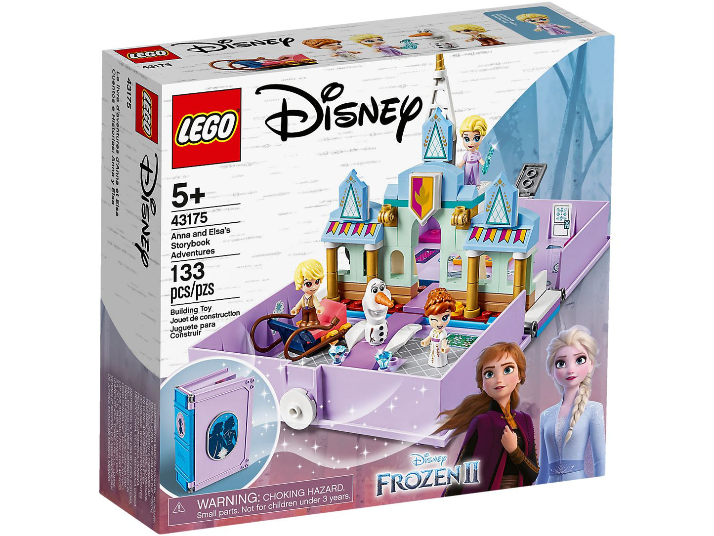 Lego Disney Frozen 2 Anna & Elsa's Storybook Adventures 43175