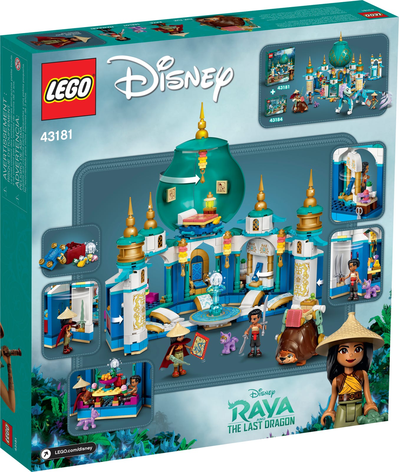 Lego Disney Raya & the Heart Palace 43181
