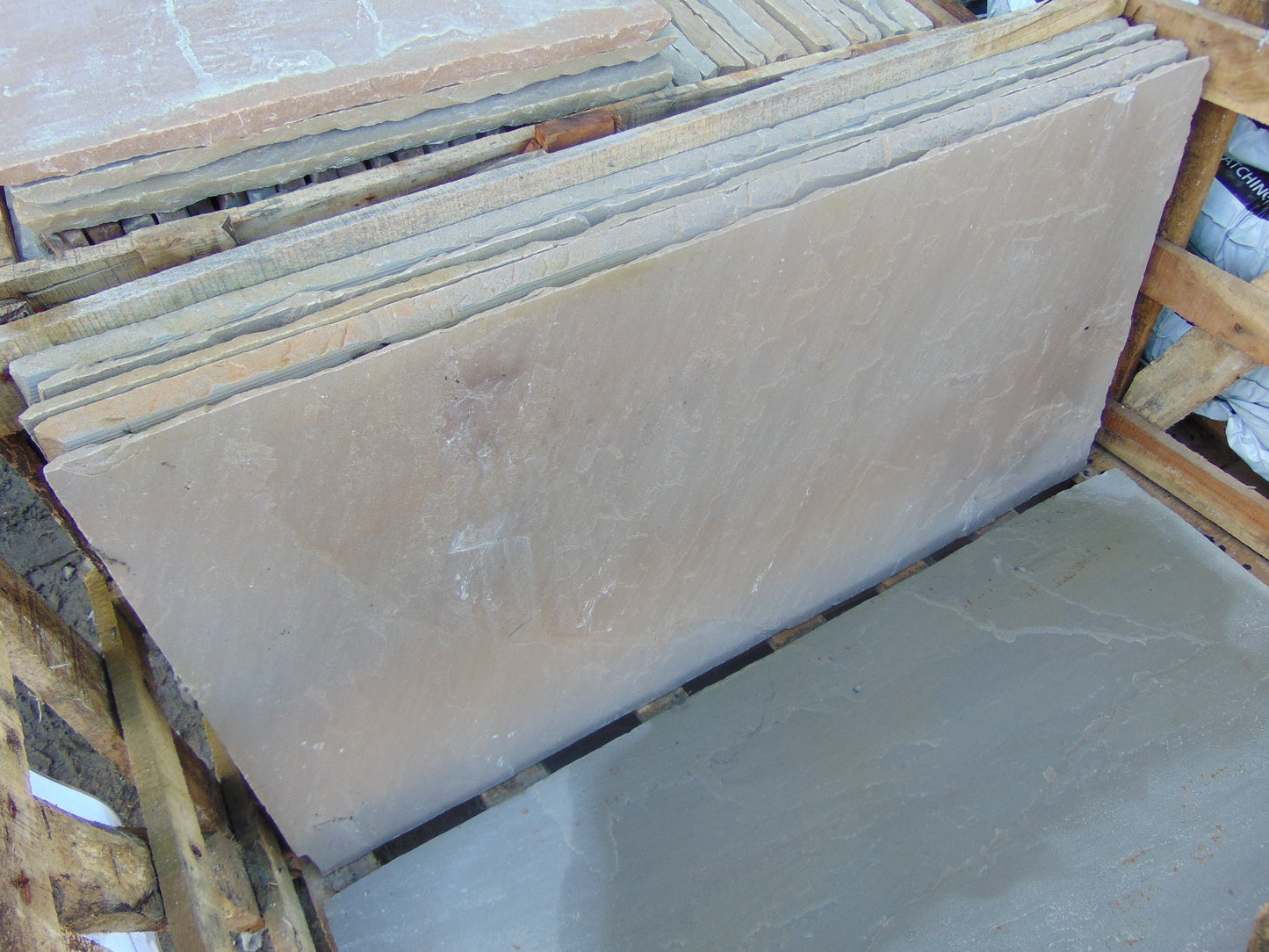 Natural Paving Stone Raj Green 1120x560mm - Calibrated to 22mm