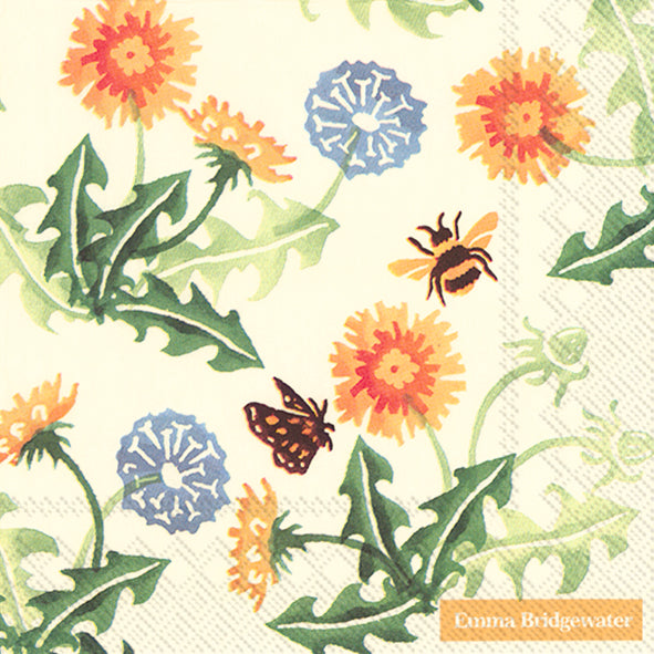 Emma Bridgewater Lunch Napkin Dandelion Cream