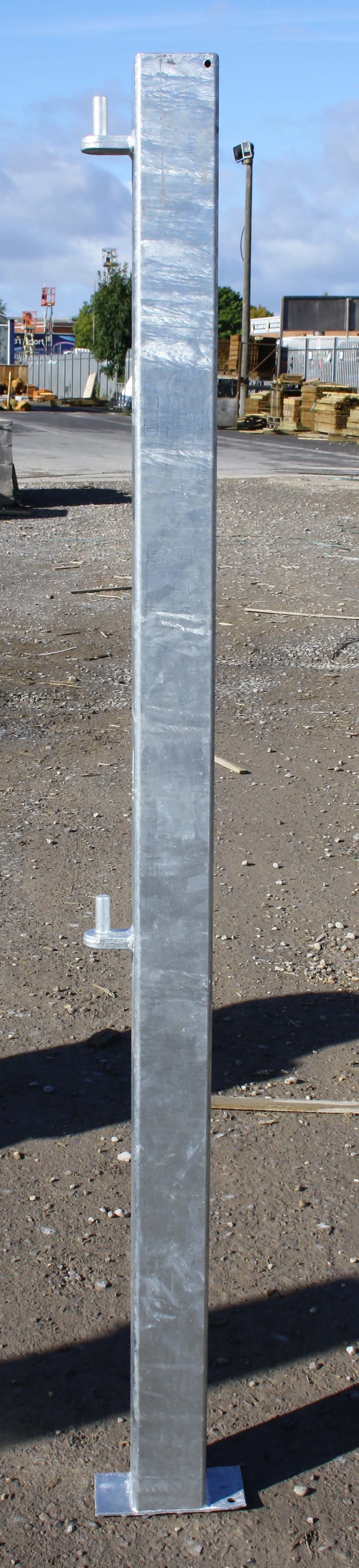 Square Hanging Post Galvanised 4"