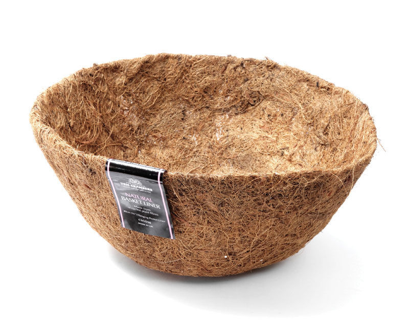 Tom Chambers 40cm Cocoa Fibre Hanging Basket Liner