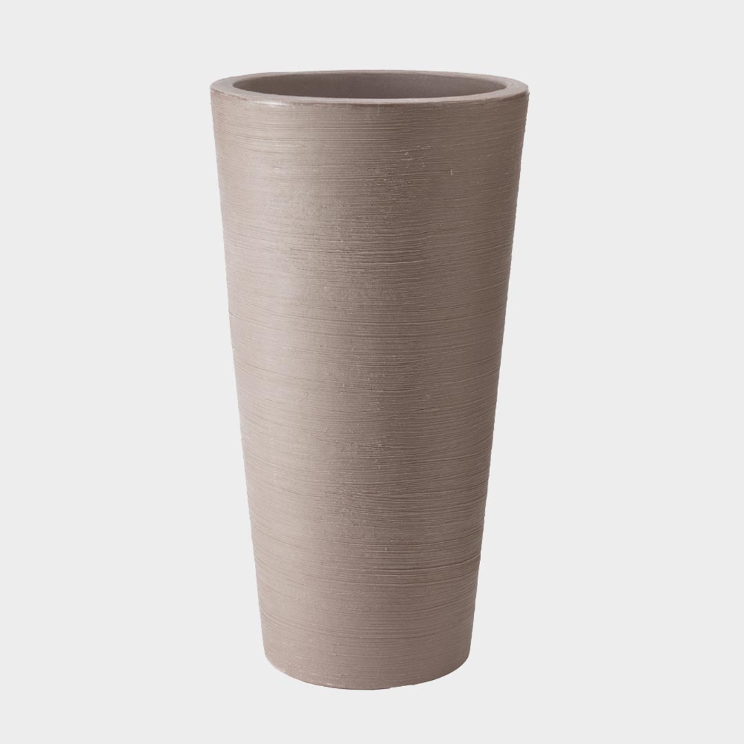 Stewart Varese Tall Planter Dark Brown 40 x 75cm