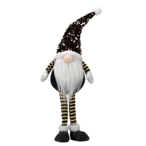 Three Kings GlamGonk Large Black & Gold Gonk