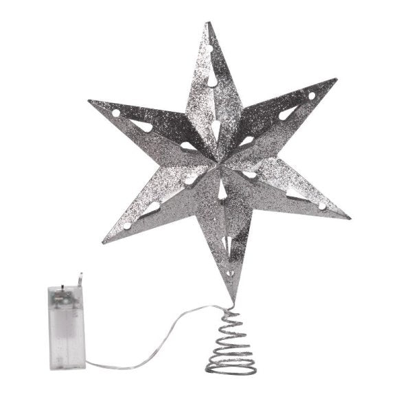 Three Kings Silver StarTopper Decoration