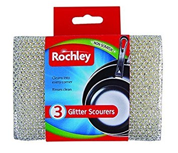 Rochley Glitter Scourers 3 Pack