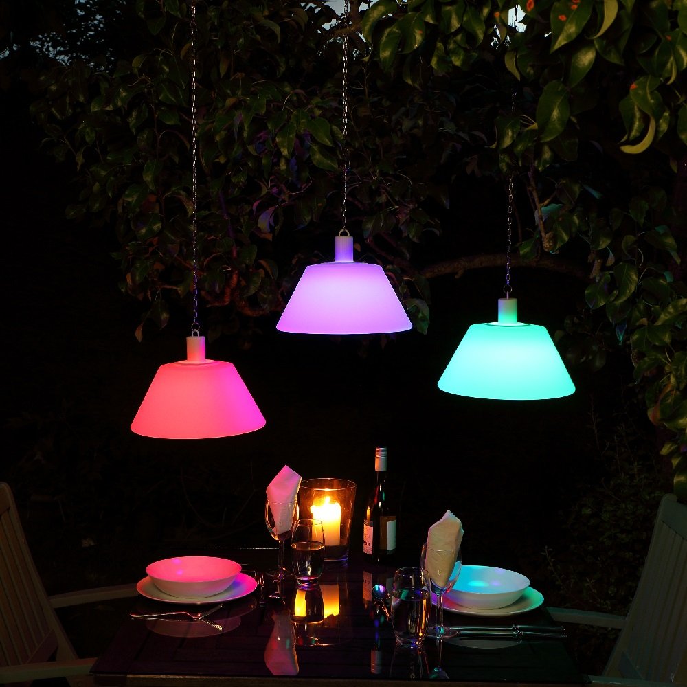 Noma Outdoor Colour Changing Pendant Light with Remote