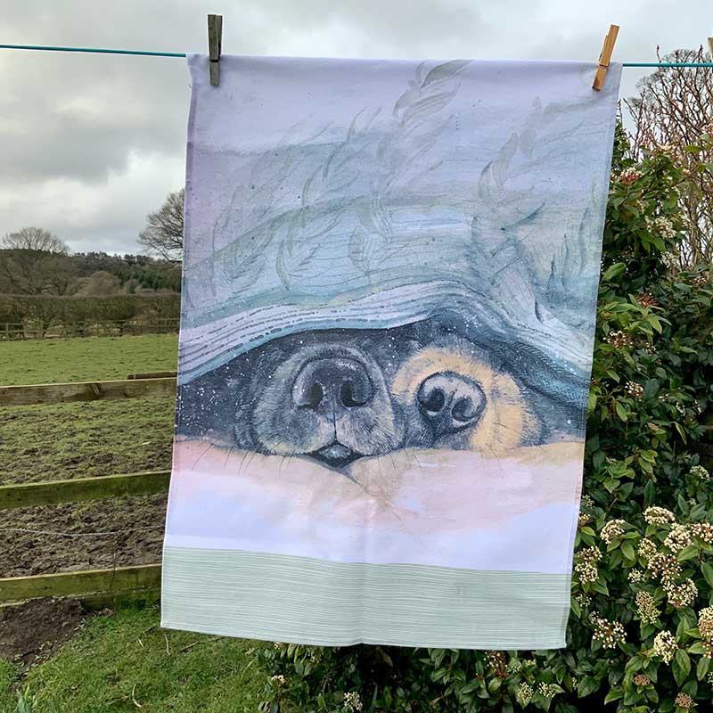 Alex Clark Snouts Tea Towel