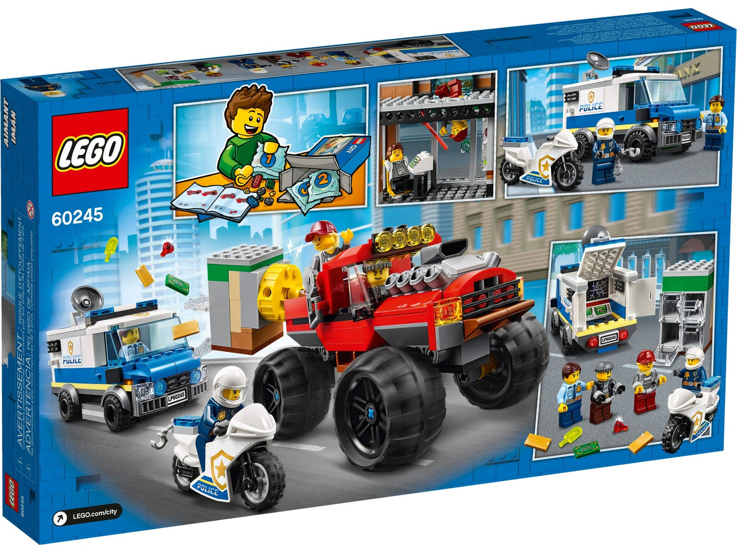 Lego City Police Monster Truck Heist 60245