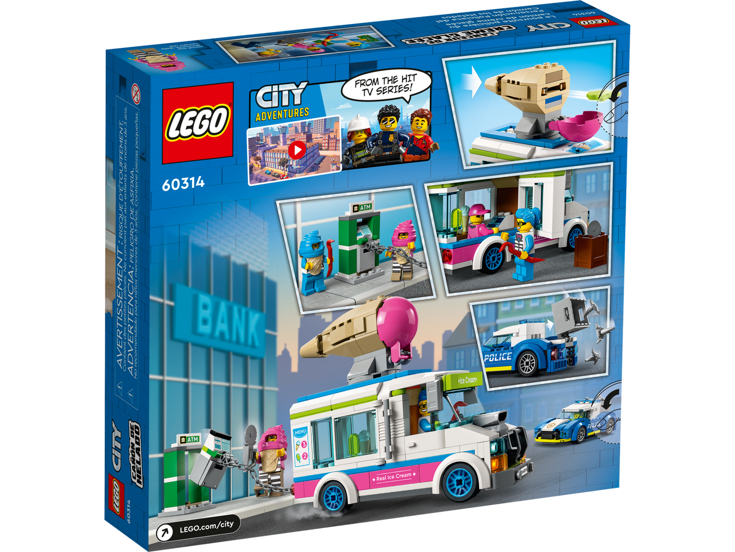 LEGO City Ice Cream Truck Police Chase 60314