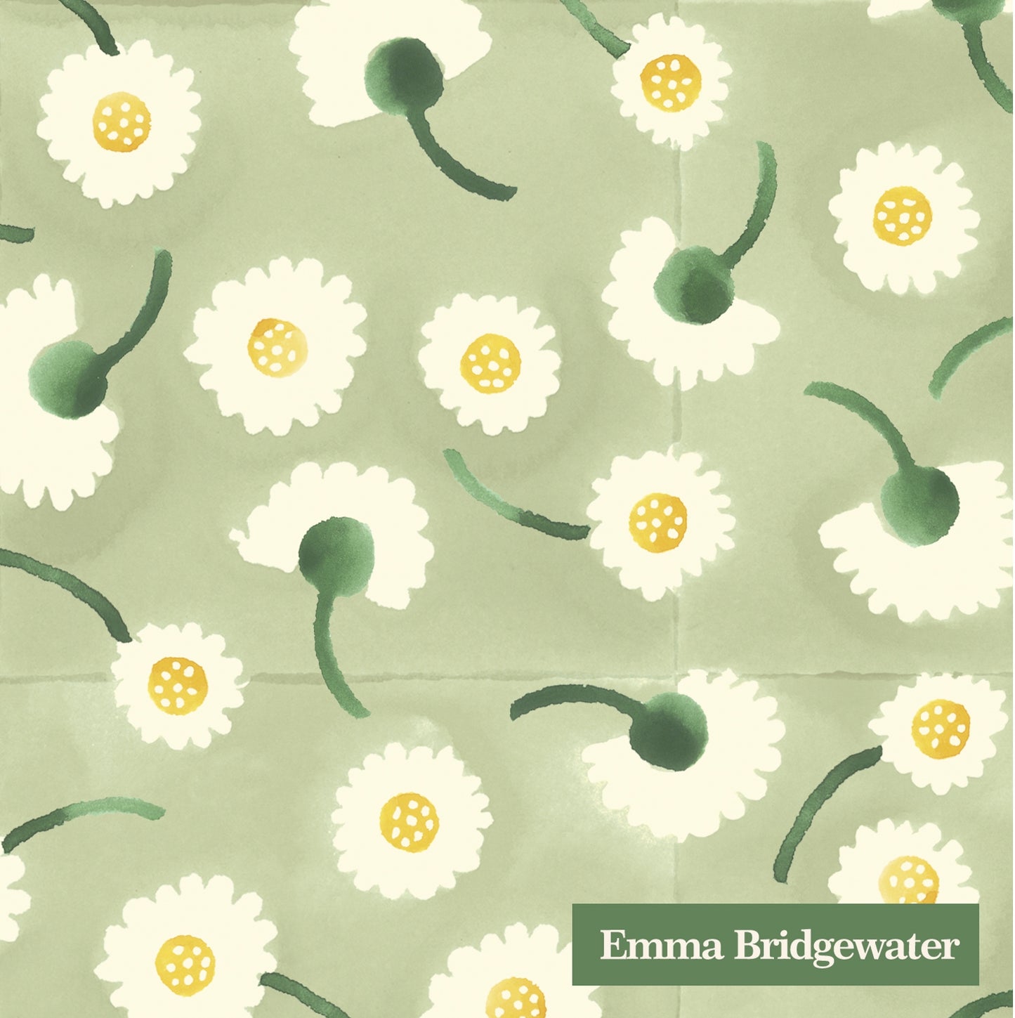 Emma Bridgewater Daisy Light Green Cocktail Napkins