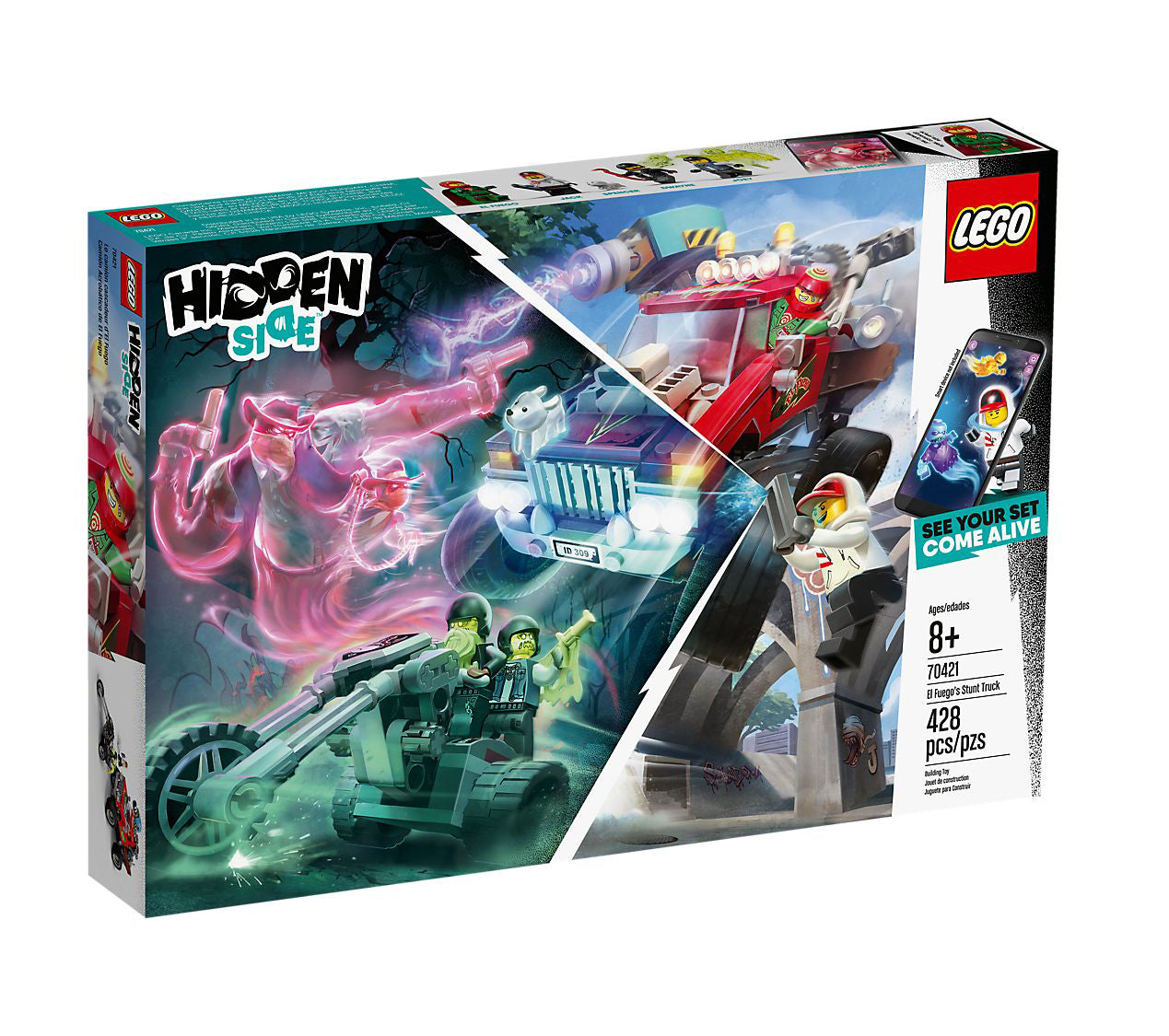 Lego Hidden Side El Fuegos Stunt Truck 70421
