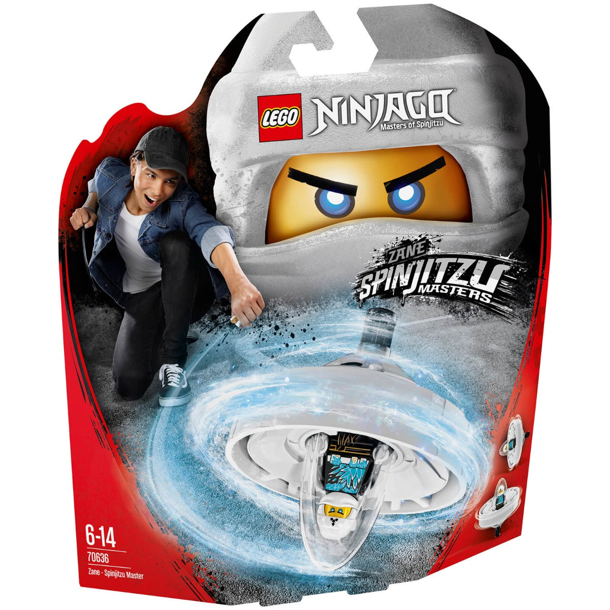 Lego Ninjago Movie Zane Spinjitzu Master 70636
