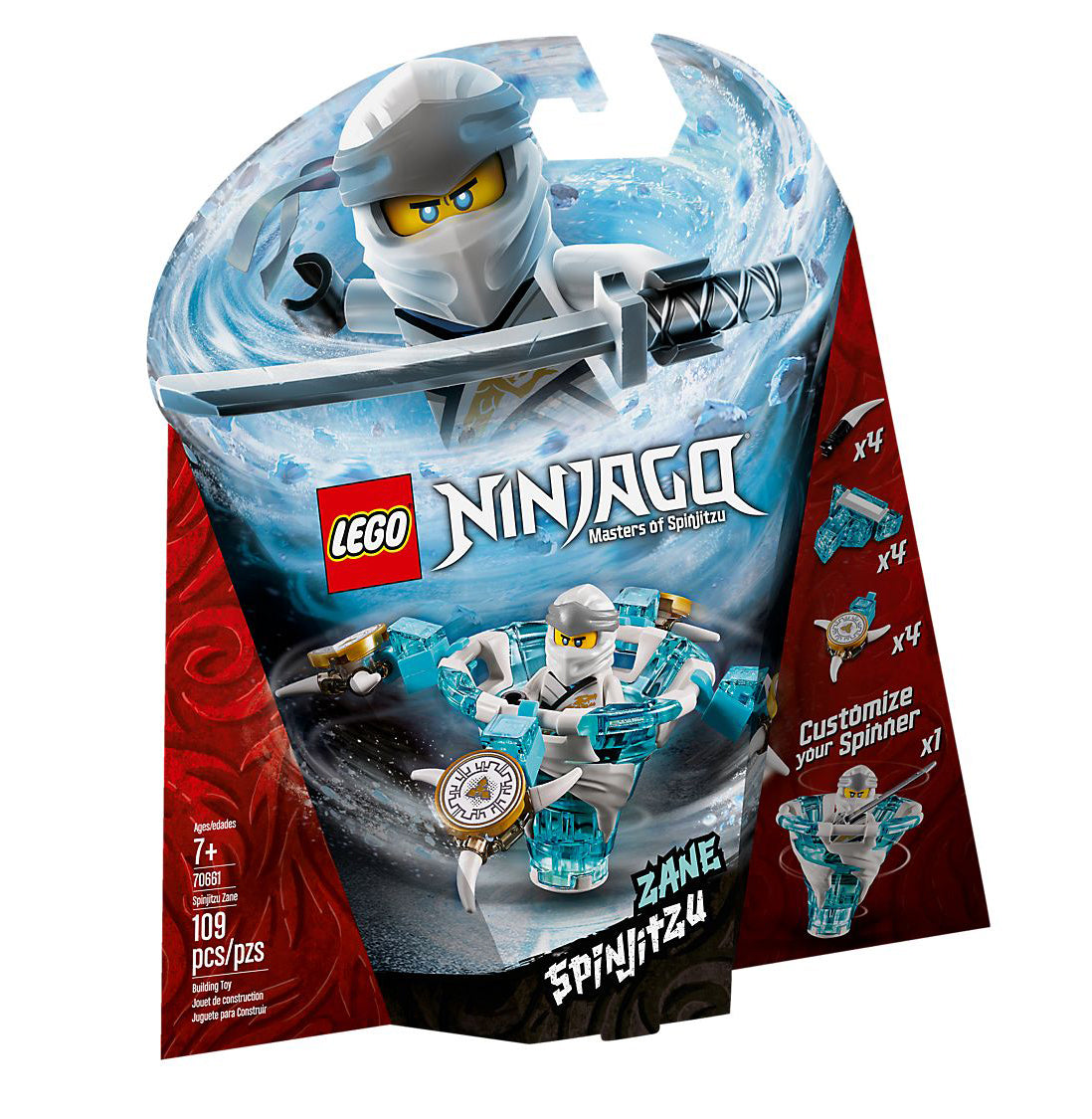 Lego Ninjago Spinjitzu Zane 70661