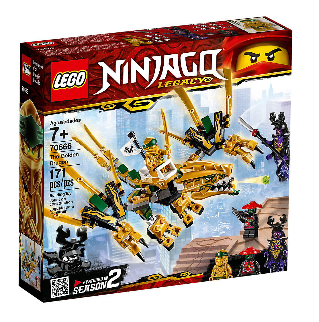 Lego Ninjago The Golden Dragon 70666