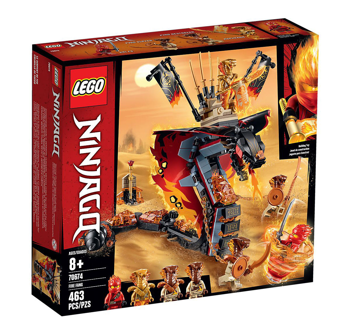 Lego Ninjago Fire Fang 70674