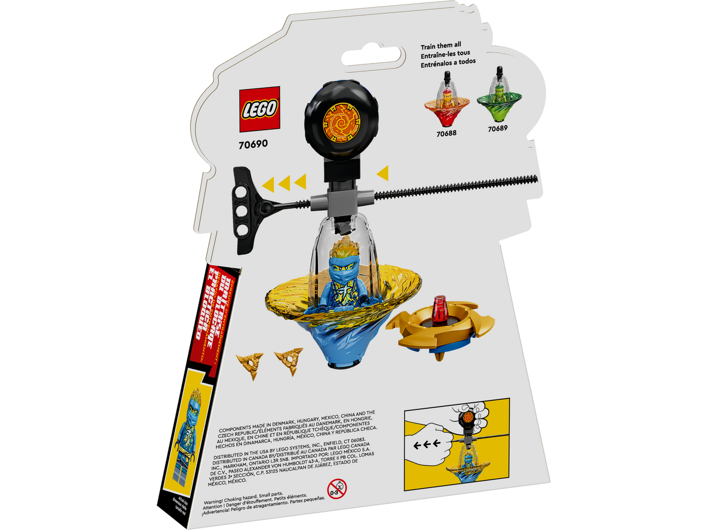 LEGO Ninjago Jay's Spinjitzu Ninja Training 70690