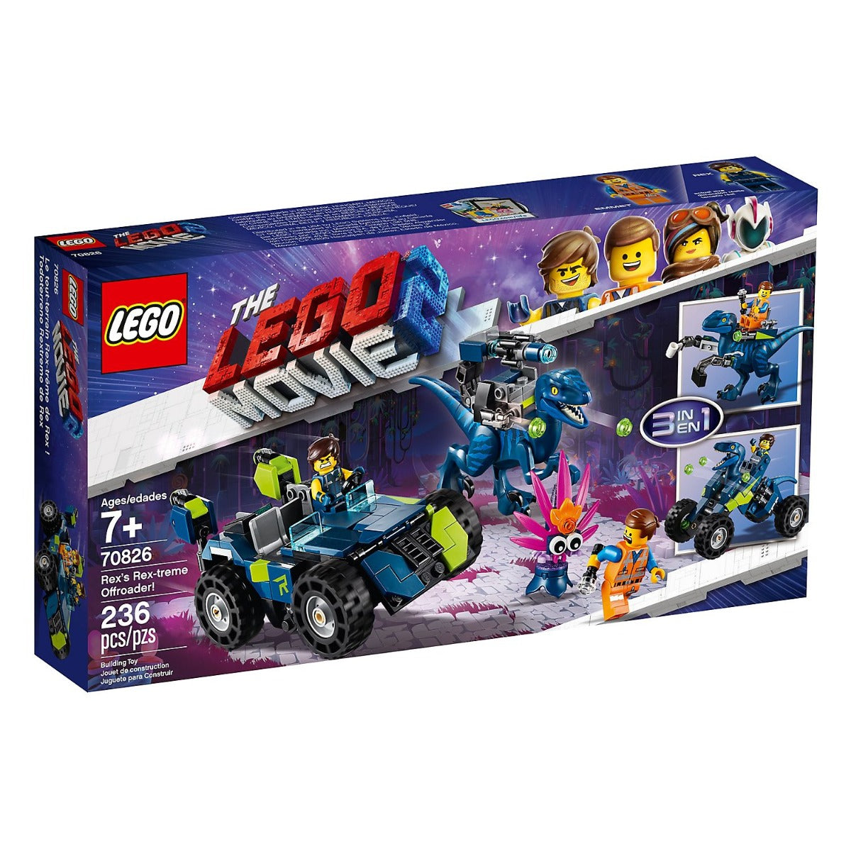 Lego Movie 2 Rex's Rex-treme Offroader 70826