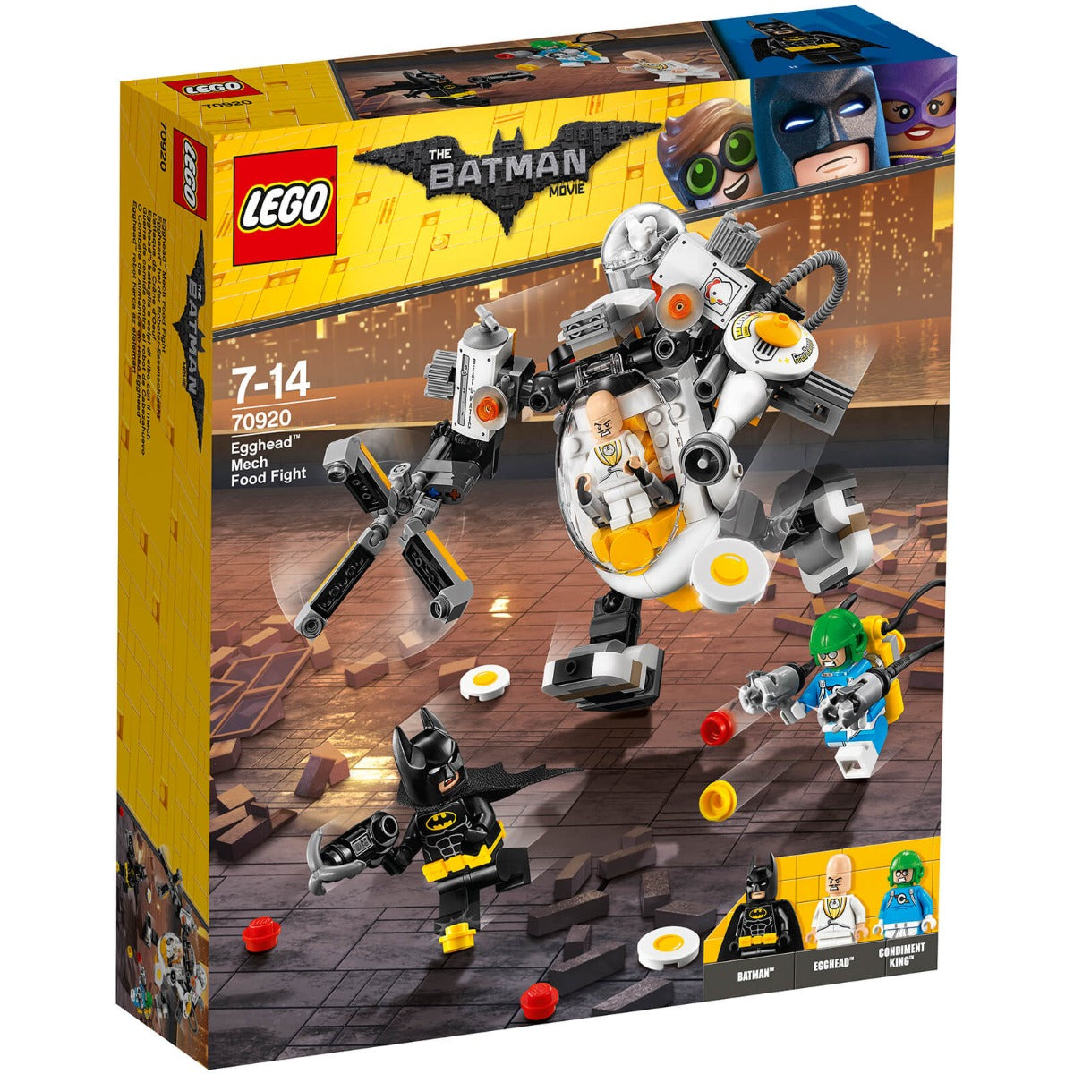 LEGO Batman Movie Egghead Mech Food Fight 70920
