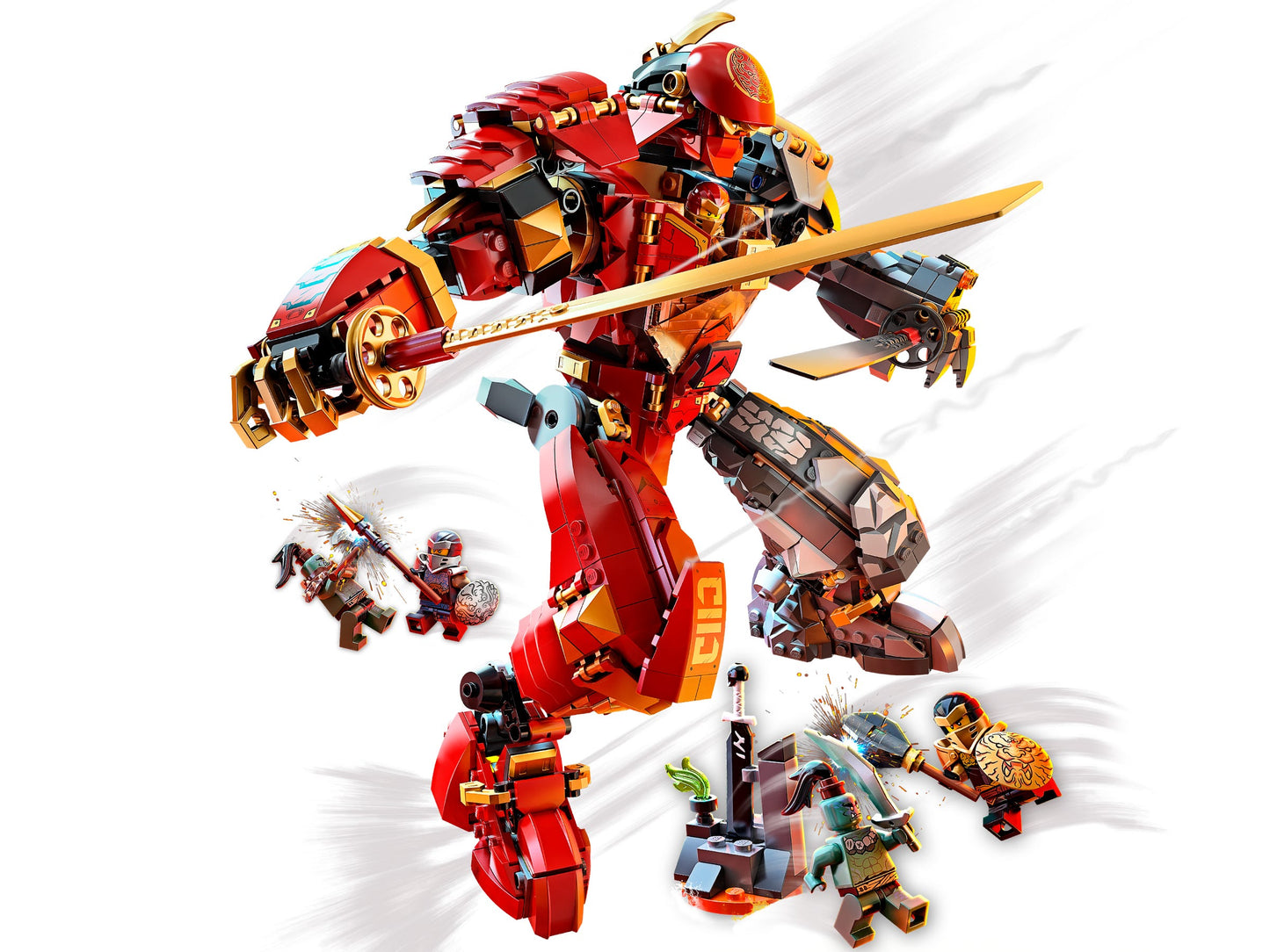 Lego Ninjago Fire Stone Mech 71720