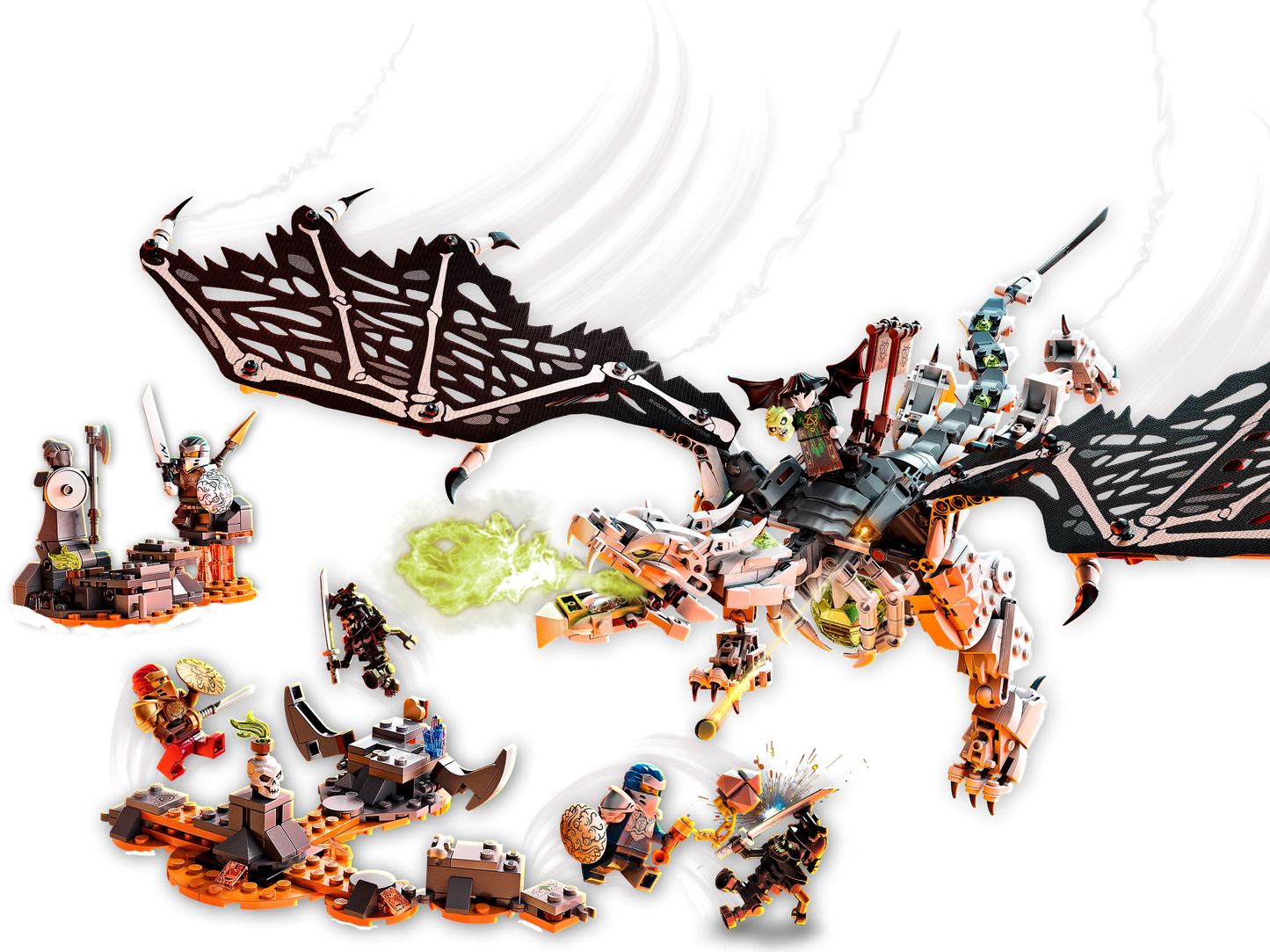 LEGO Ninjago Skull Sorcerer's Dragon 71721
