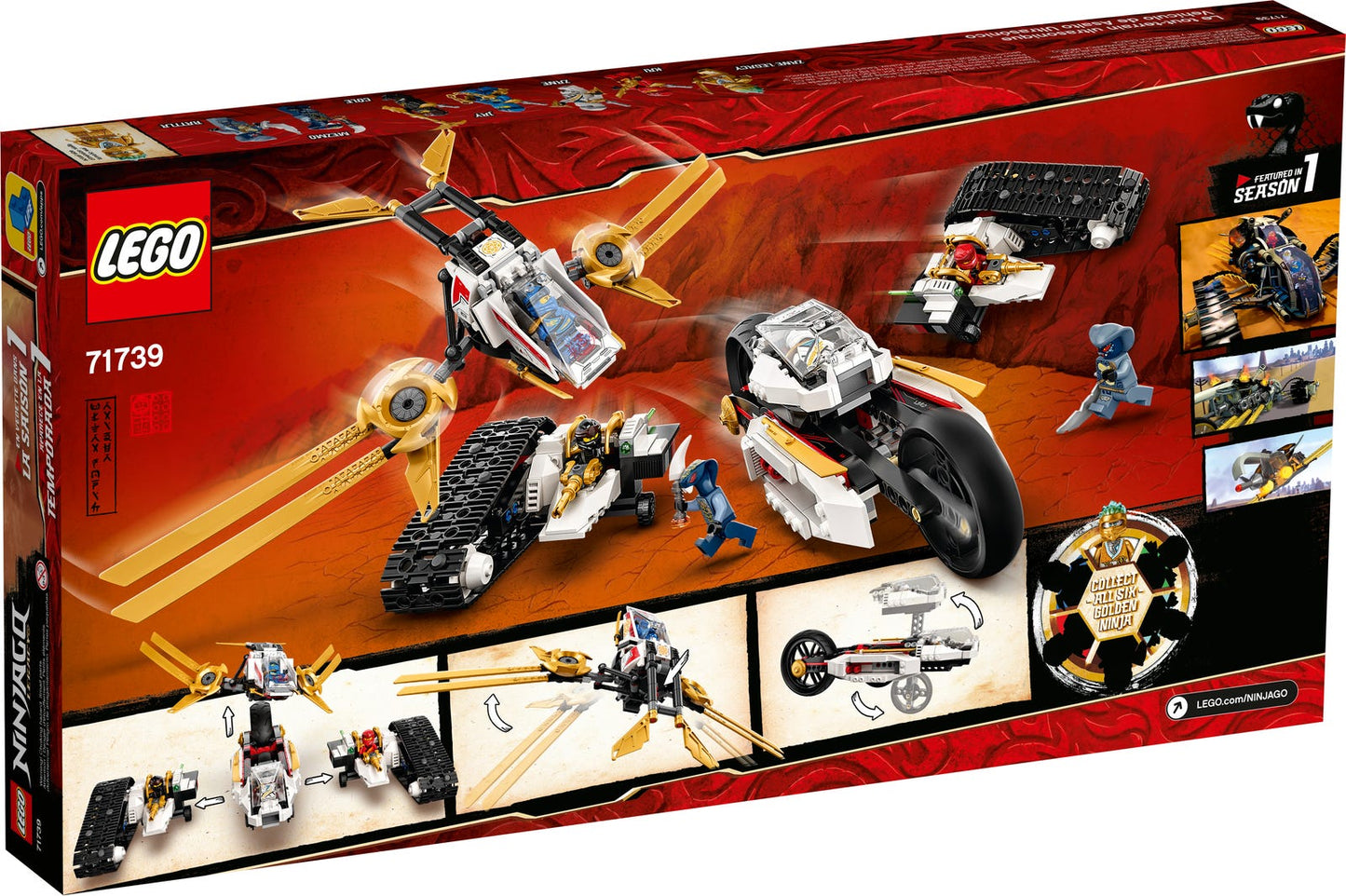 Lego Ninjago Ultra Sonic Raider 71739