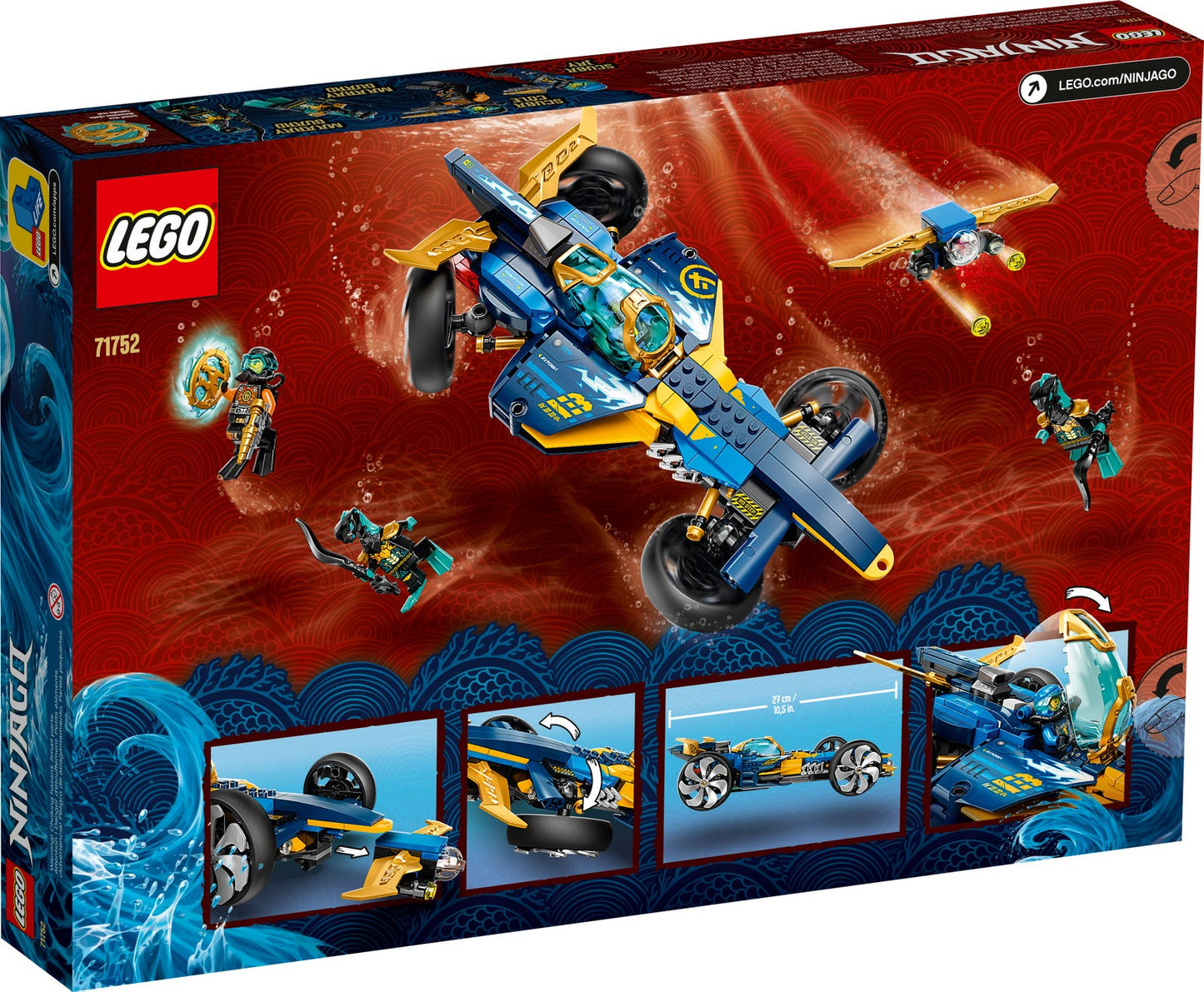 Lego Ninjago Ninja Sub Speeder 71752