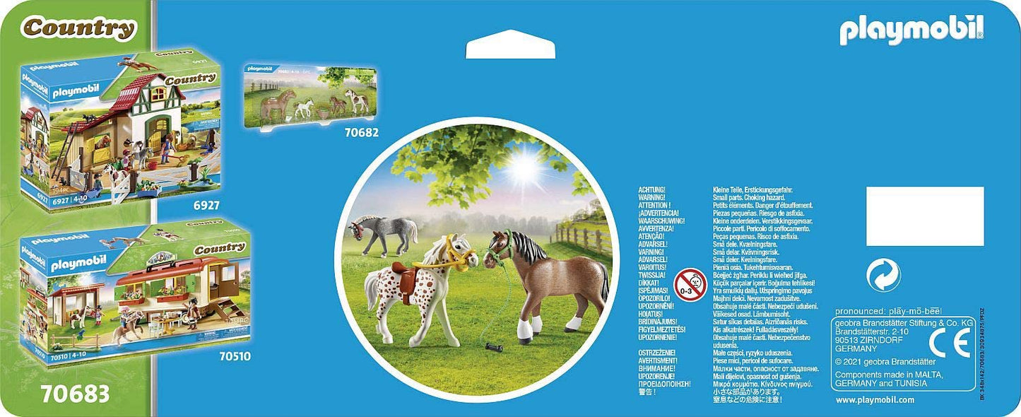 Playmobil Country Pony Farm Three Horses 70683