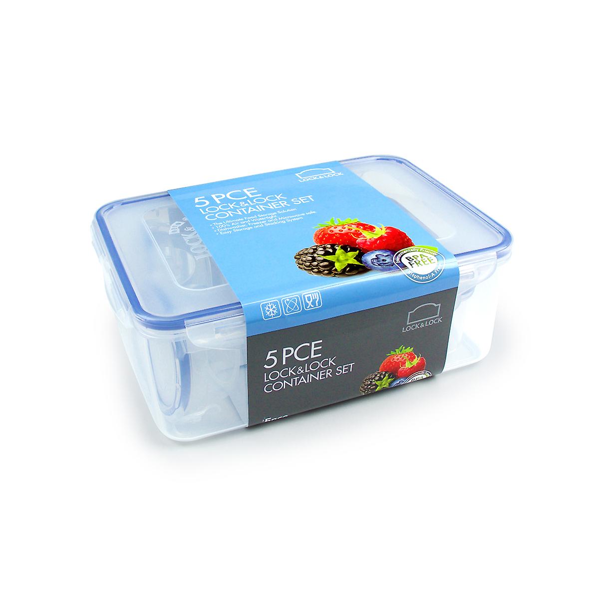 LocknLock Storage Container Set of 5