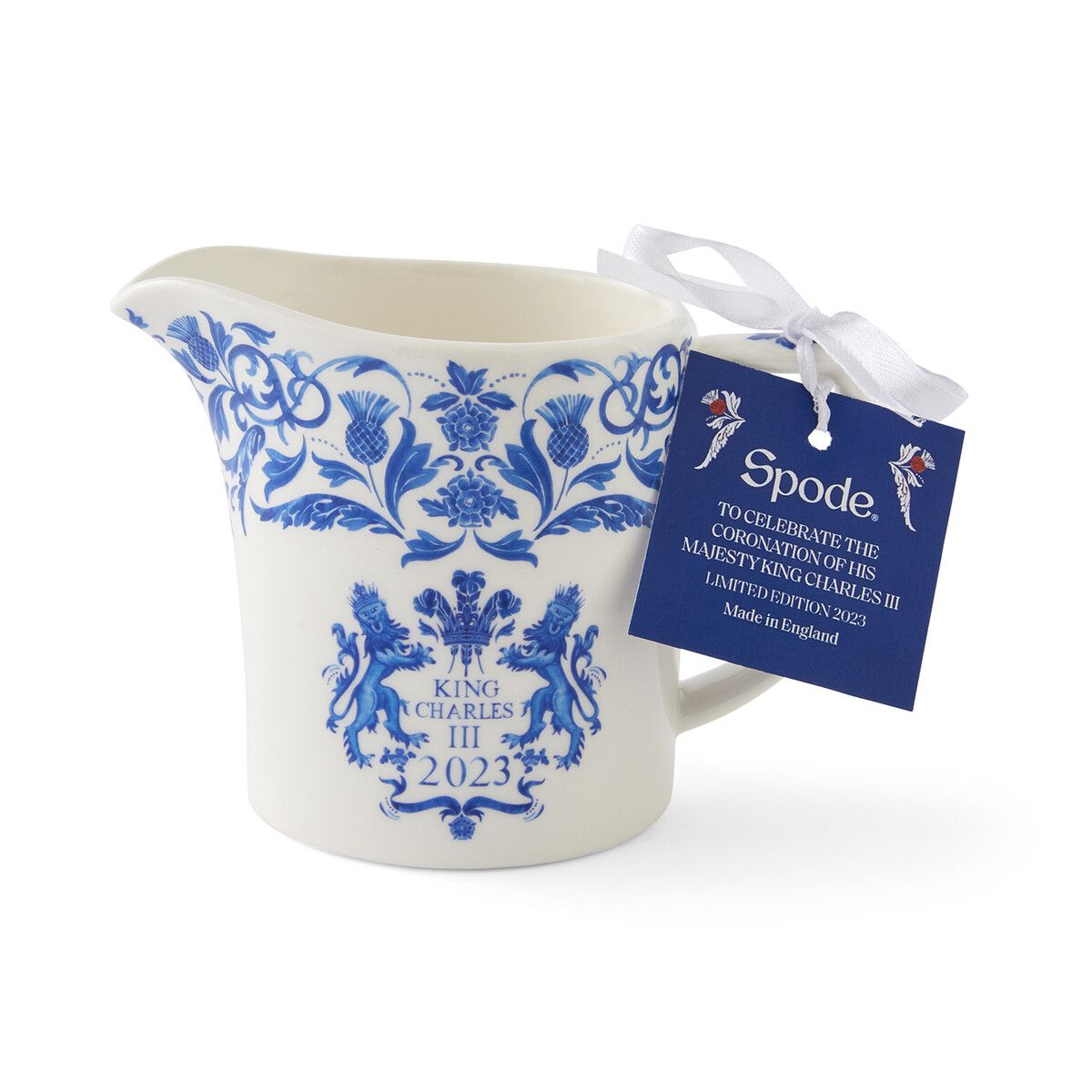 Spode King's Coronation Cream Jug