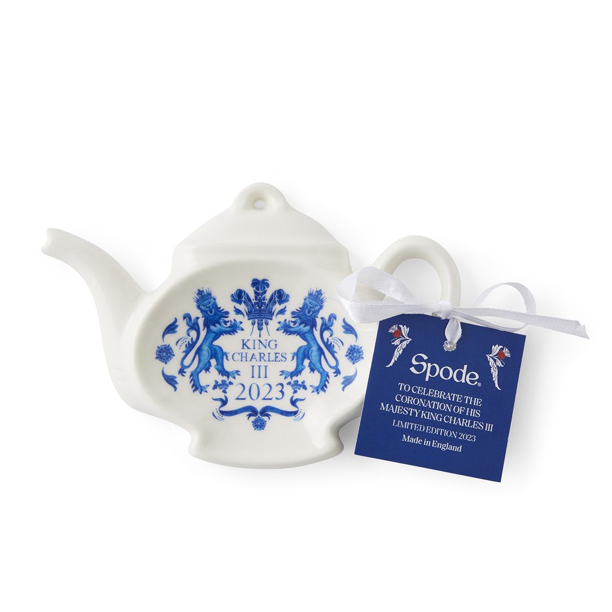 Spode King's Coronation Teabag Tidy
