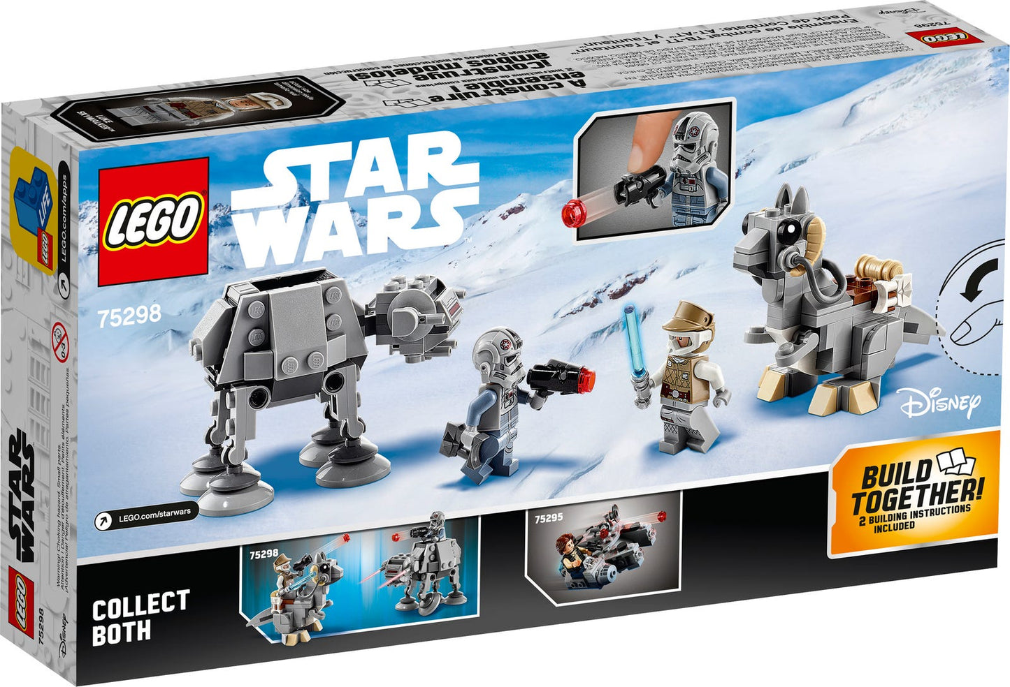Lego Star Wars AT-AT vs Tauntaun Microfighters 75298