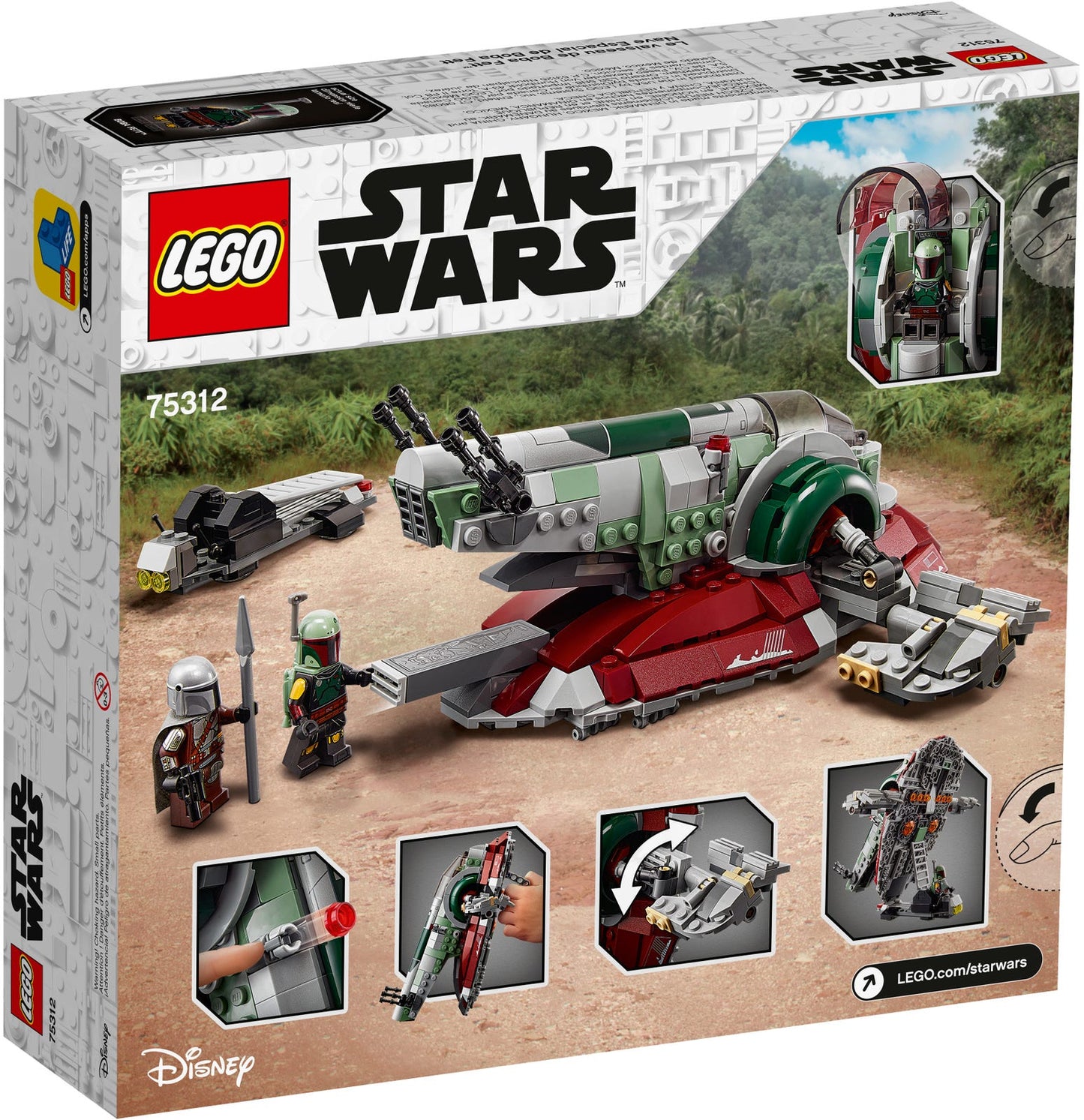 Lego Star Wars Boba Fett's Starship 75312