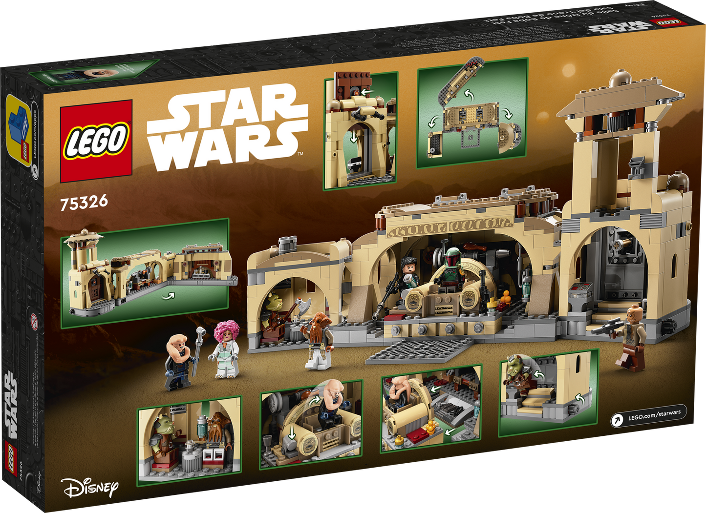 Lego Star War Boba Fett's Throne Room 75326