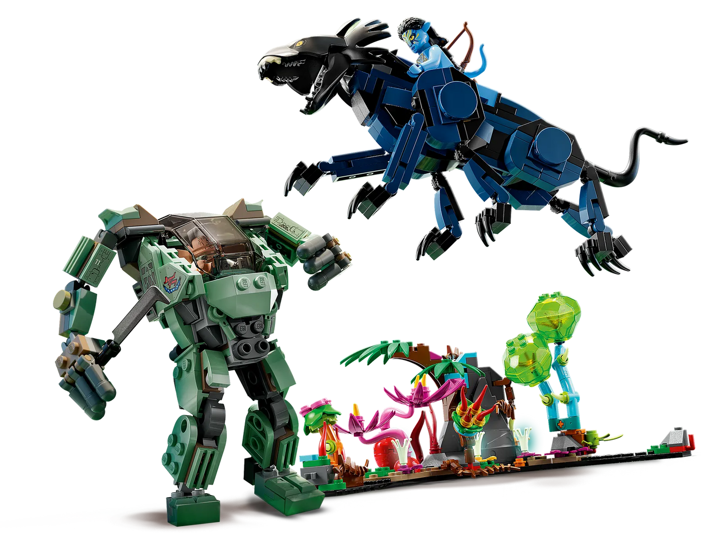 Lego Avatar Neytiri & Thanator vs. AMP Suit Quaritch 75571