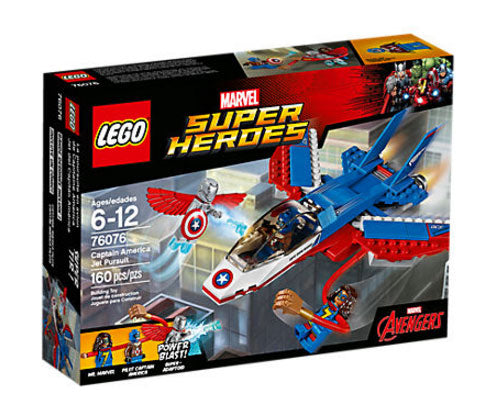 Lego Marvel Super Heroes Captain America Jet Pursuit 76076