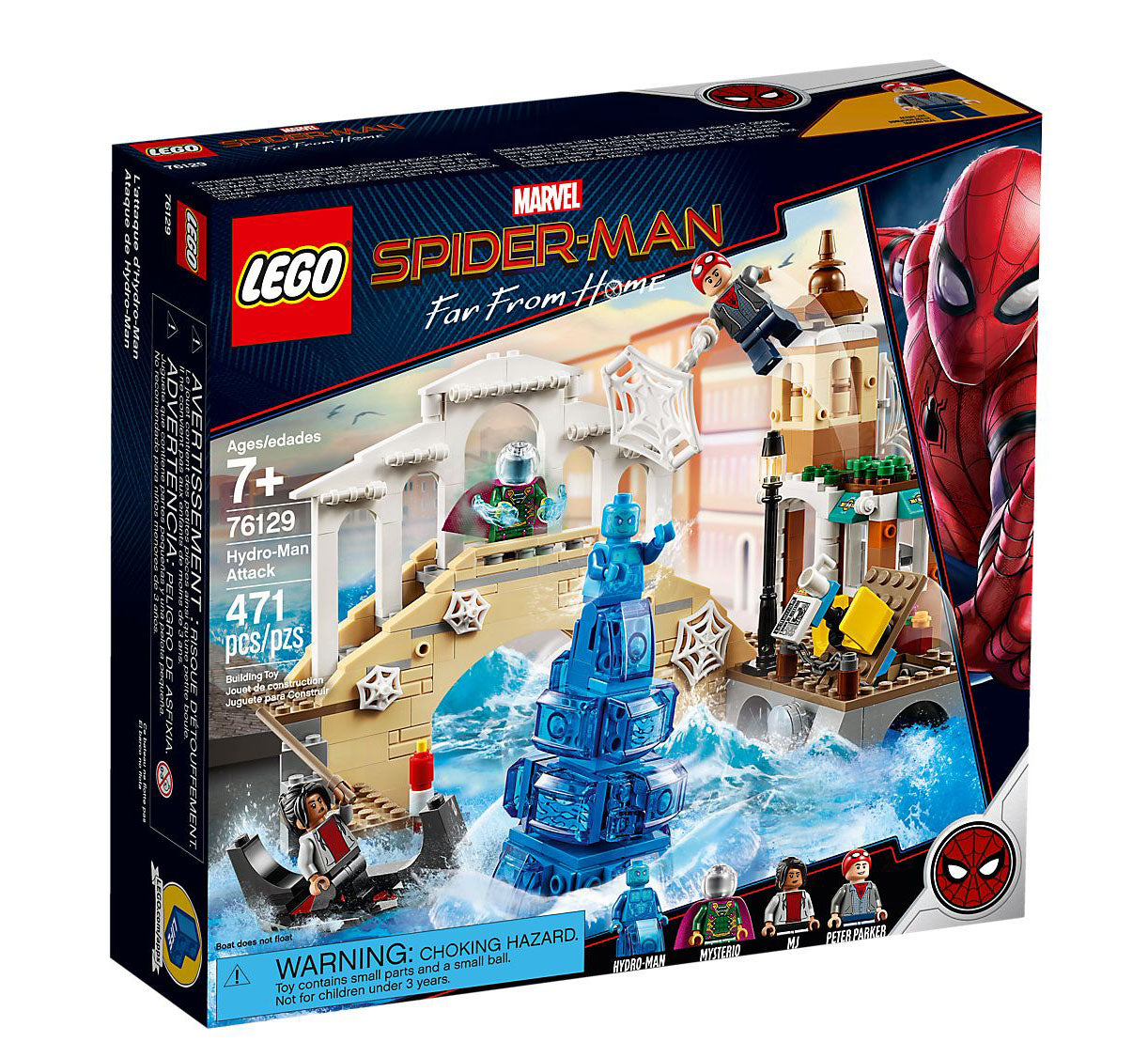 Lego Marvel Spider-Man Hydro-Man Attack 76129 - Main Image