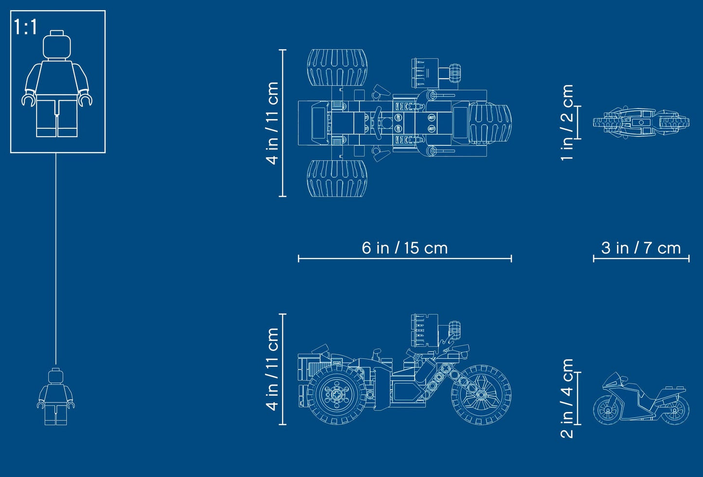 Lego DC Batman Joker's Trike Chase 76159
