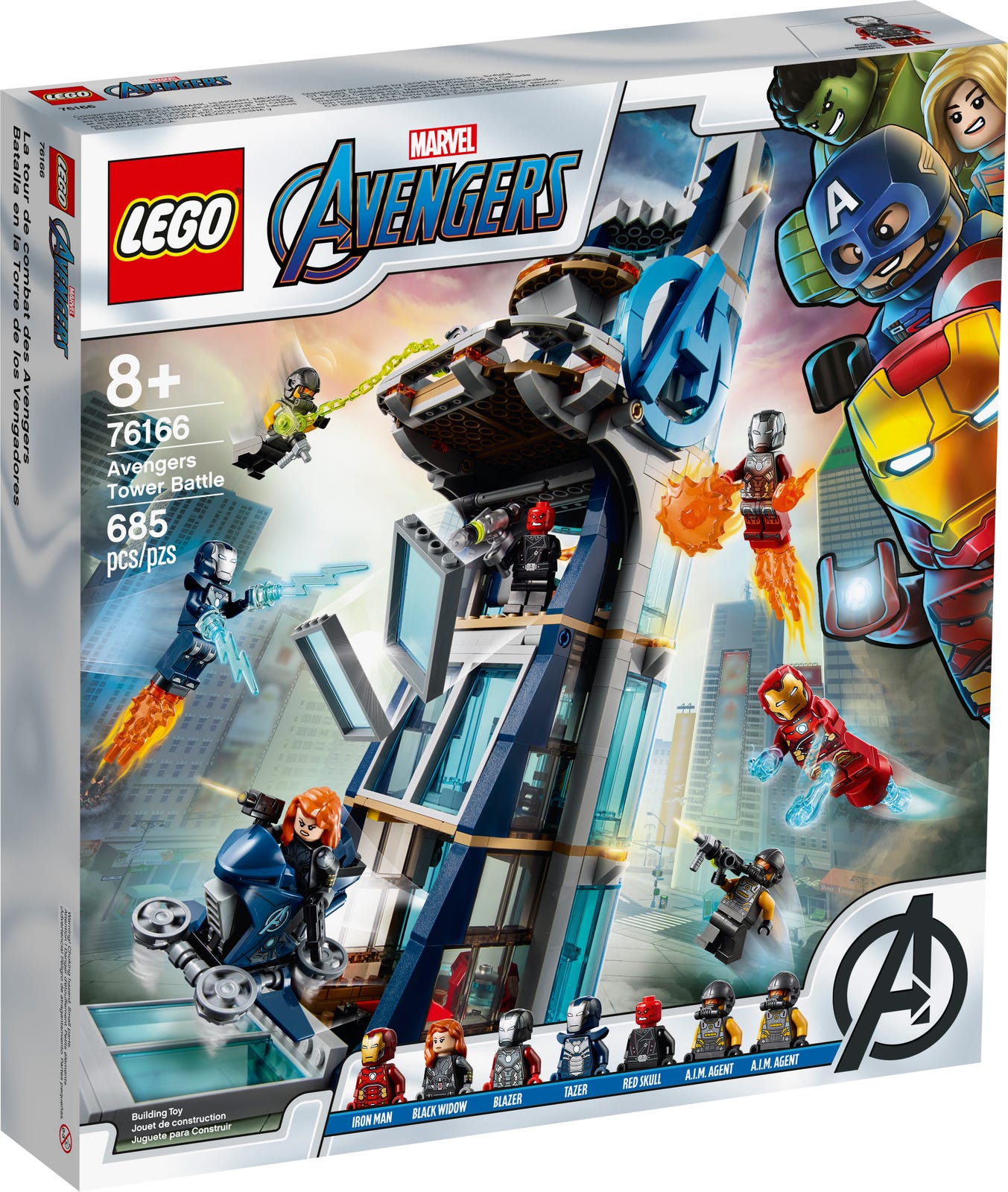 Lego Marvel Avengers Tower Battle 76166 - Main Image